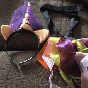 Unicorn headband and tail